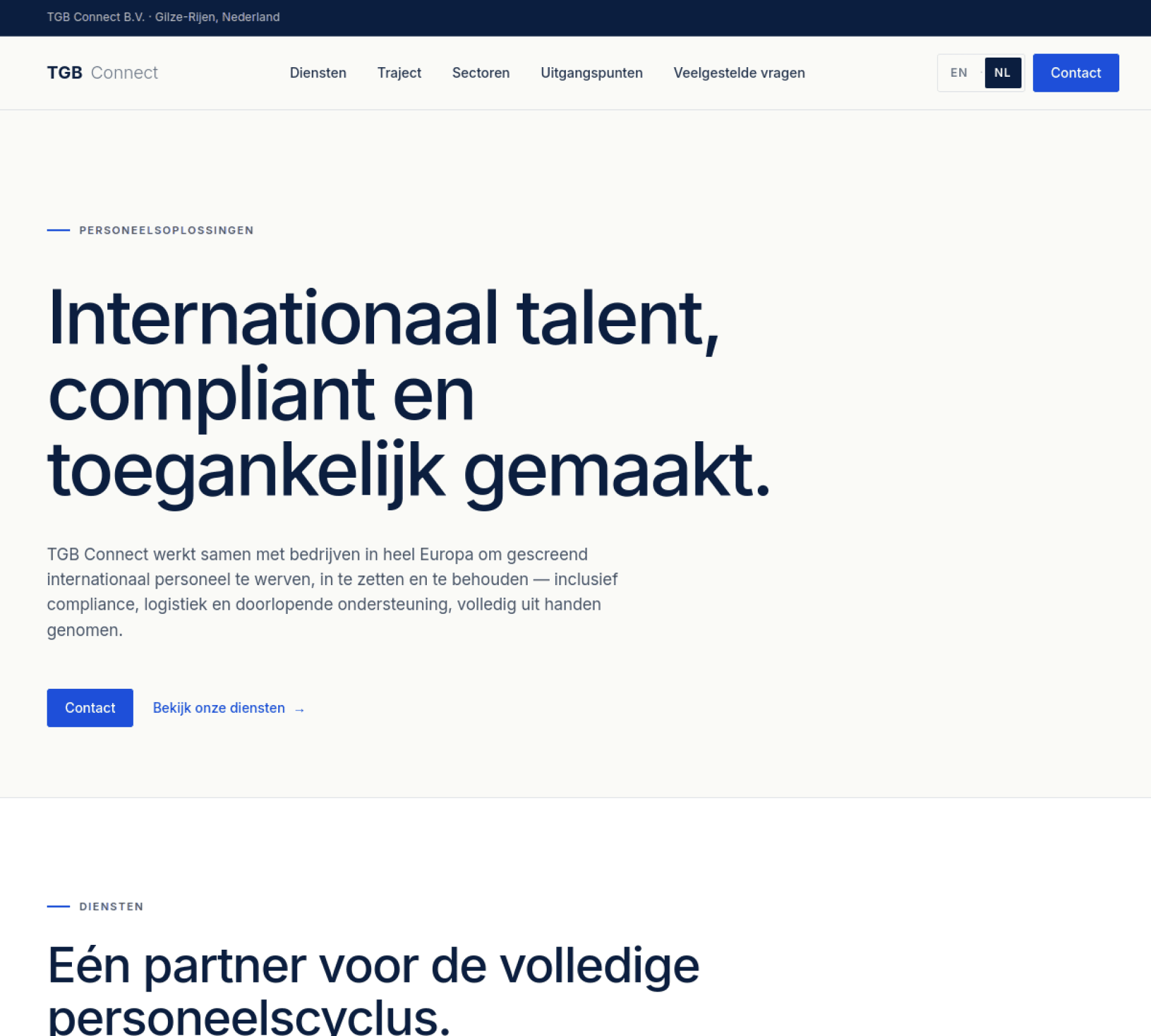 TGB Connect: International Staffing Platform